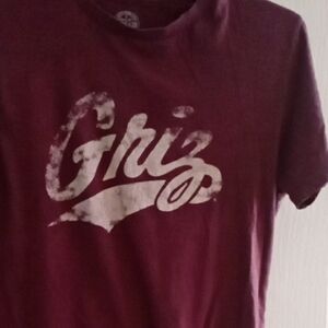 Threads 4 Thought Men's Burgundy Crew Neck Graphic Tee